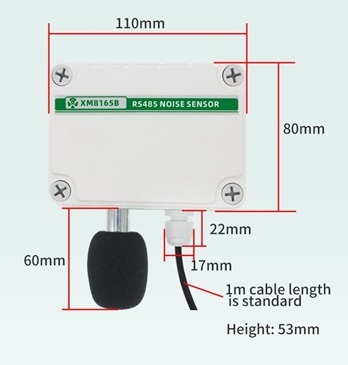Kích thước máy đo độ ồn
